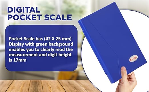 Eagle Digital Pocket Weighing Scale with 600g Capacity & 0.01g Accuracy