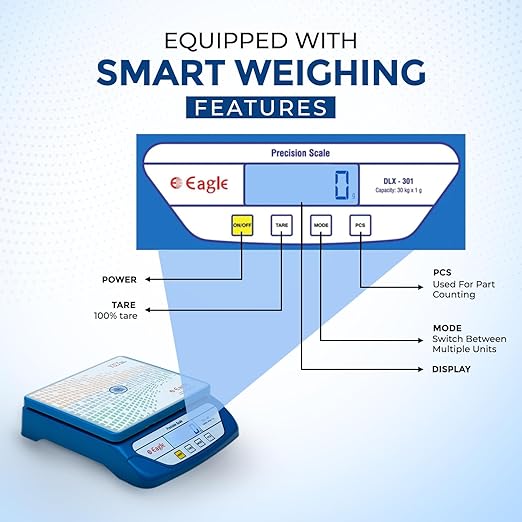 Eagle Electronic Weighing & Counting Scale with 30 kg Capacity