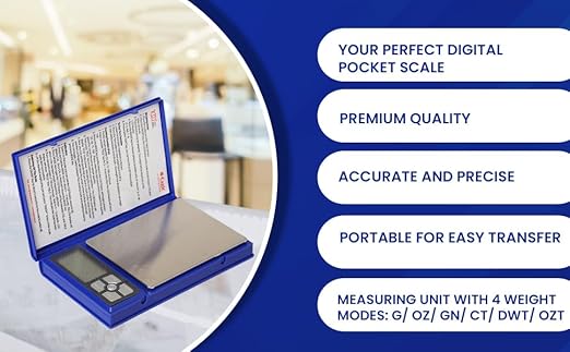 Eagle Digital Pocket Weighing Scale with 600g Capacity & 0.01g Accuracy