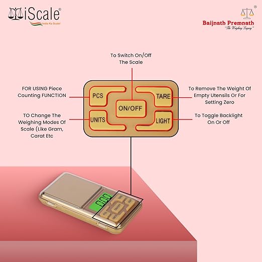 iScale KES Pocket Scale - 200g x 0.01g Precision