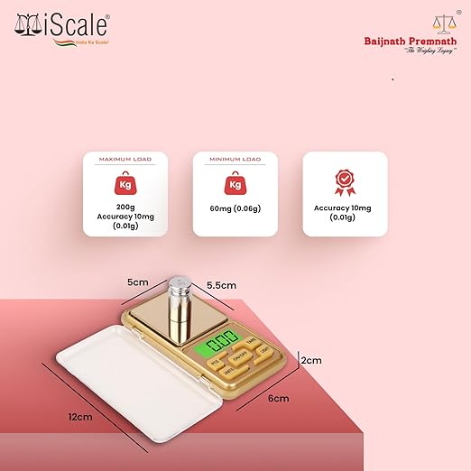 iScale KES Pocket Scale - 200g x 0.01g Precision