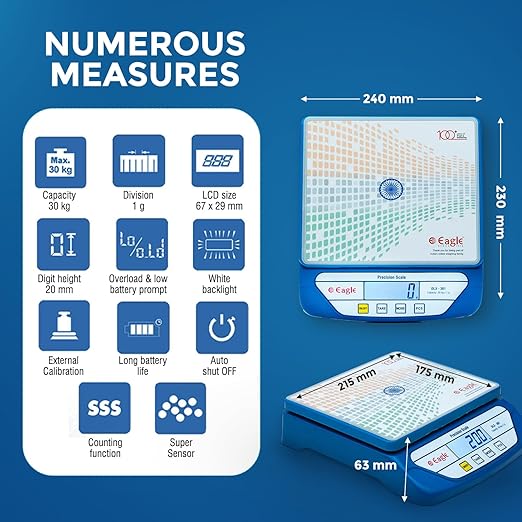 Eagle Electronic Weighing & Counting Scale with 30 kg Capacity