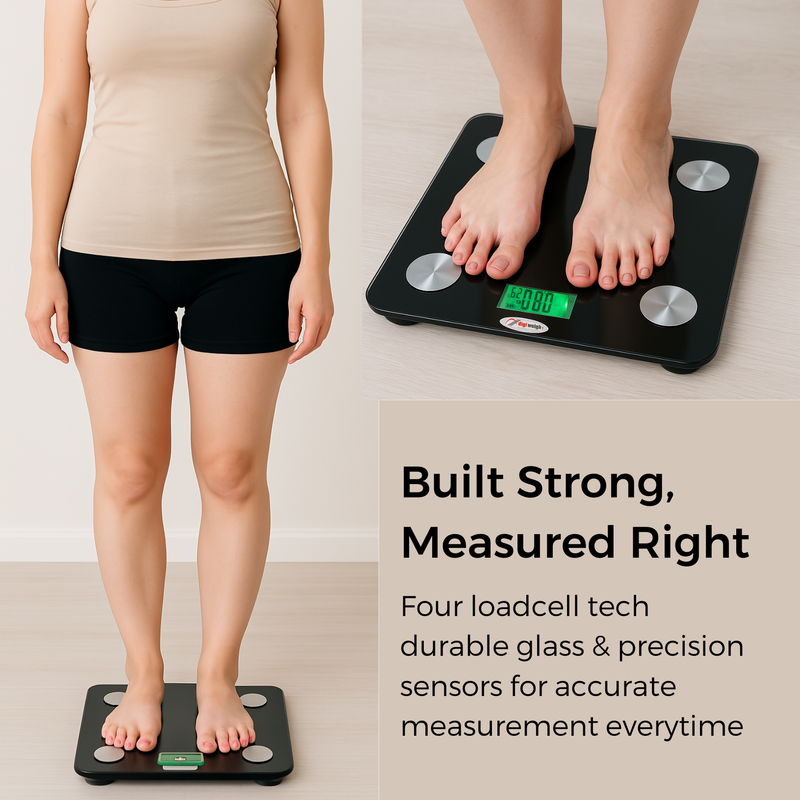 Bluetooth Digital BMI Weight Scale with  Mobile App