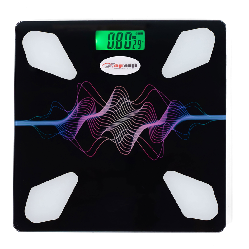 Digital Weighing Scale with Step-On Technology,1 Year Warranty & Batteries Included